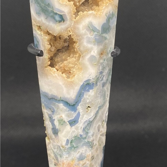 Crystals-Green Moss Agate Wand. NWTS-made by Mother Earth - Picture 8 of 8